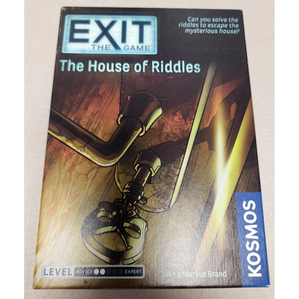 EXIT The Game The House of Riddles  New Open‎ Box